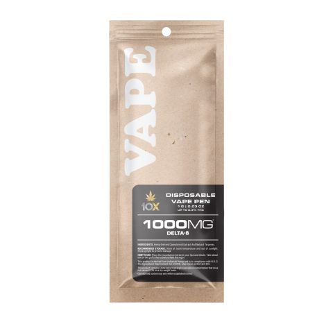 Delta 8 Vape Pen - 1000mg - Grape Ape - Indica - 1ml - 10X - Thumbnail 3