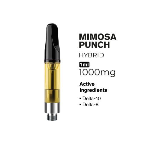 D10, D8 Vape Cart - 1000mg - Mimosa Punch - 1ml - Hybrid - Thumbnail 2