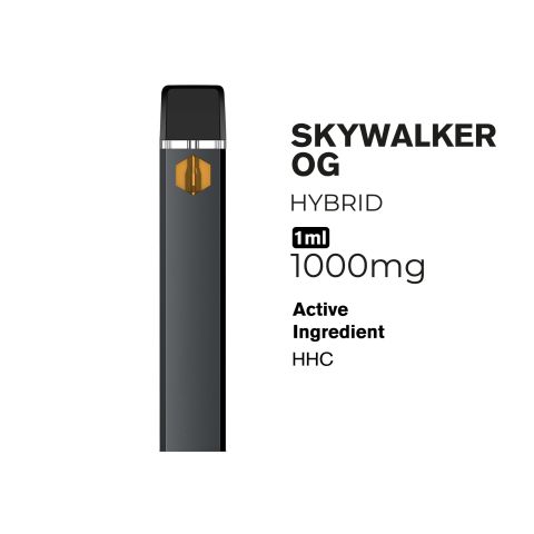 HHC Vape Pen - 1000mg - Skywalker OG - Hybrid - 1ml - Artisan - Thumbnail 2