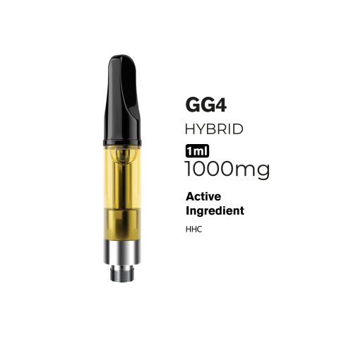 HHC Vape Cart - 1000mg - GG4 - Hybrid - 1ml - Artisan - Thumbnail 4