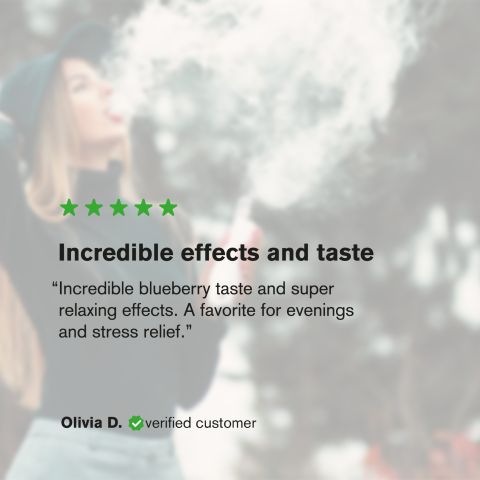 D10, D8 Vape Pen - 2000mg - Beyond Blueberry - Indica - 2ml - Hyper - Thumbnail 7