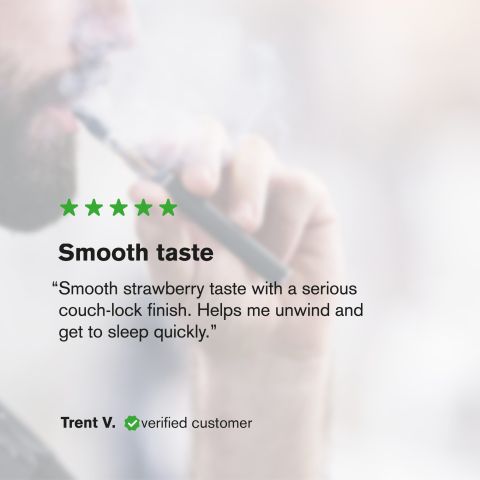 D10, D8 Vape Pen - 2000mg - Strawberry Napalm - Indica - 2ml - Hyper - Thumbnail 6