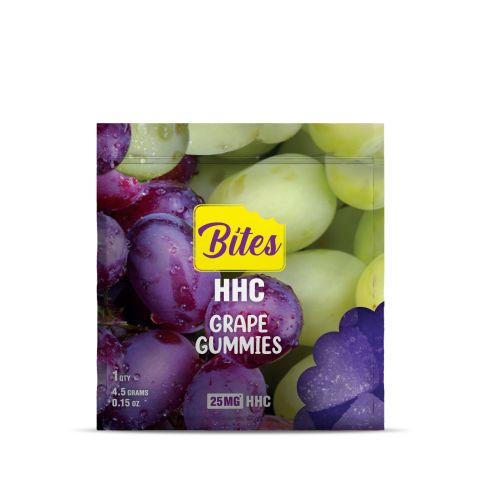 HHC Gummies - 25mg - Grape - Bites - Thumbnail 2