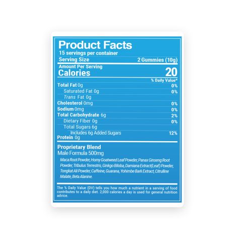 Male Enhancement Gummies - 250mg - Better Sex - Thumbnail 9