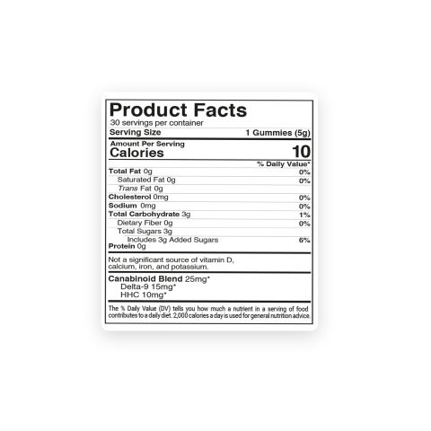 Double Joy Blend - D9 & HHC - 25mg - Chill Extreme - Thumbnail 9