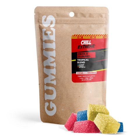 Delta 8 Gummies - 75mg - Tropical Mix - Chill Extreme - Thumbnail 2