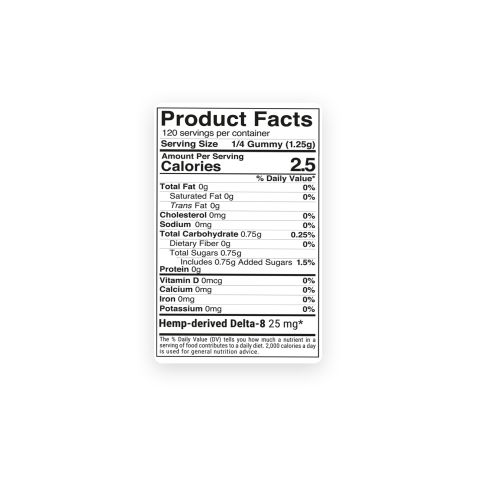 Delta 8 Gummies - 100mg - Fruity Blend - Chill Extreme - Thumbnail 9