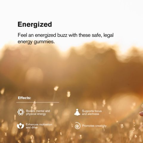 Energy Boost Supplement - 150mg - Original - Energy Gummies - Thumbnail 6