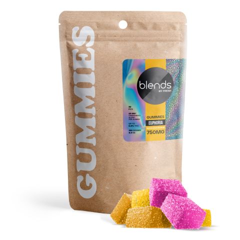 Euphoria Blend - D8, D9, HHC, CBD Isolate, CBG, PHC - 25mg - Blends by Fresh - Thumbnail 2