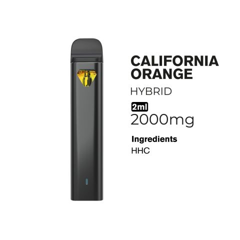HHC Vape Pen - 2000mg - California Orange - Hybrid - 2ml - Fresh - Thumbnail 2