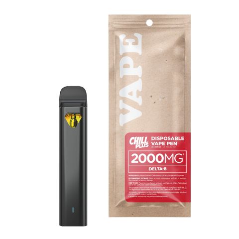 Delta 8 Vape Pen - 2000mg - Pink Rozay - Indica - 2ml - Chill Plus - Thumbnail 1