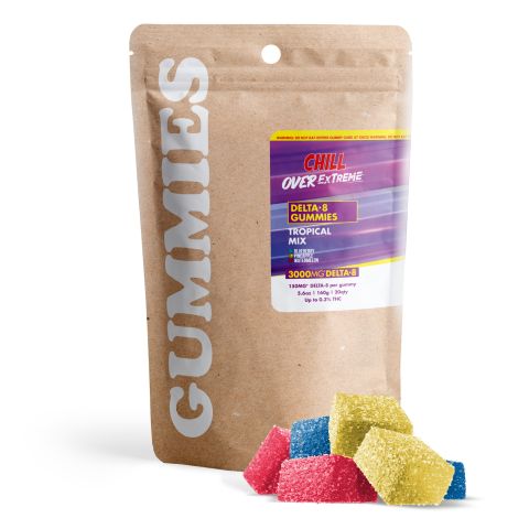 Delta 8 Gummies - 150mg - Tropical Mix - Chill Extreme - Thumbnail 2