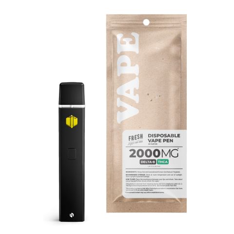 THCA, D8 Vape Pen - 2000mg - Green Crack - Sativa - 2ml - Fresh - Thumbnail 1