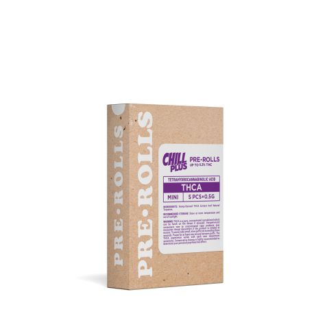 Super Lemon Haze Mini Pre-Rolls - 0.5g - THCA - 5 Joints - Chill Plus - Thumbnail 4