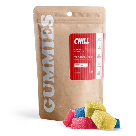 10mg CBD Isolate Gummies - Tropical Mix - Chill - Thumbnail 2