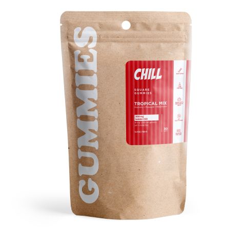 10mg CBD Isolate Gummies - Tropical Mix - Chill - Thumbnail 3