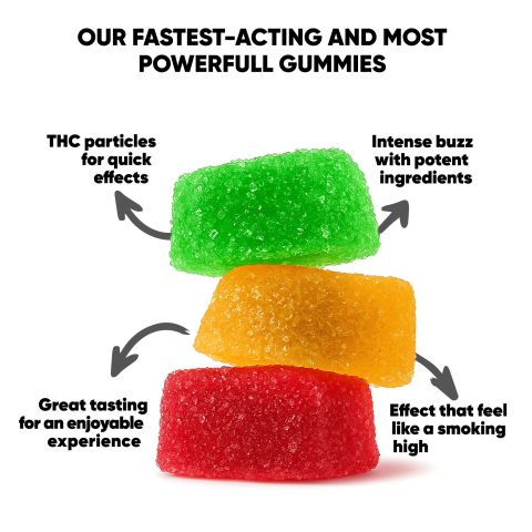 CBD Isolate Gummies - 50mg - Fruity Mix - Chill - Thumbnail 10