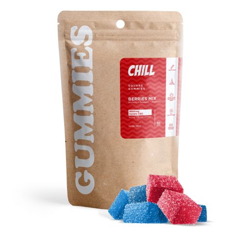 CBD Isolate Gummies - 100mg - Berries Mix - Chill - Thumbnail 2