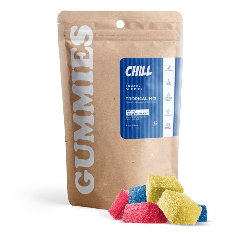Full Spectrum CBD Gummies - 10mg - Tropical Mix - Chill - Thumbnail 2