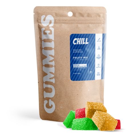 Full Spectrum CBD Gummies - 50mg - Fruity Mix - Chill - Thumbnail 2