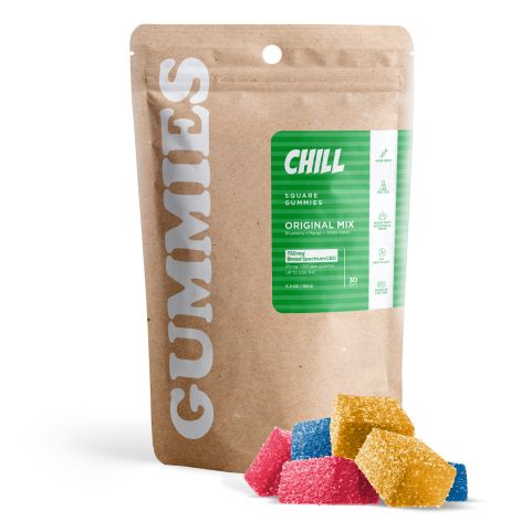 Broad Spectrum CBD Gummies - 25mg - Original Mix - Chill - Thumbnail 2