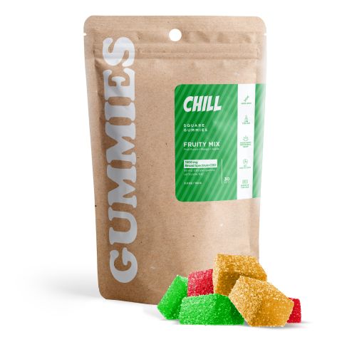 Broad Spectrum CBD Gummies - 50mg - Fruity Mix - Chill - Thumbnail 2