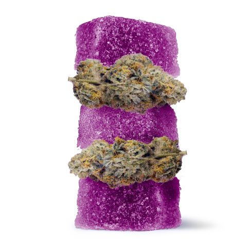 Delta 8 + Live Resin Gummies - 150mg - Wedding Cake - Hybrid - Thumbnail 1