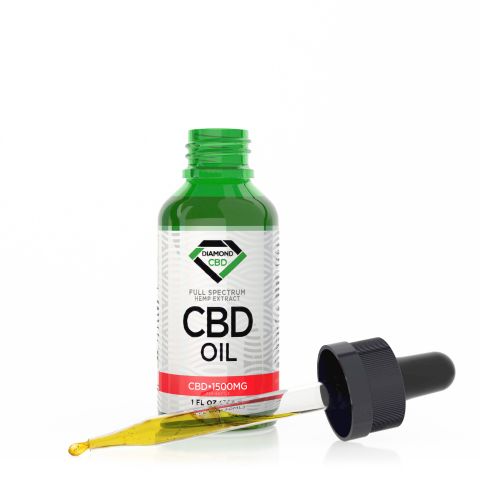 Full Spectrum CBD Oil - 1,500mg - Diamond CBD - Thumbnail 1