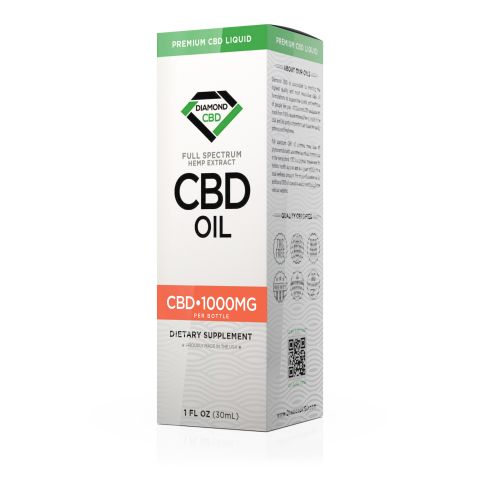 Full Spectrum CBD Oil - 1,000mg - Diamond CBD - Thumbnail 3
