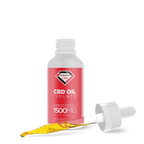CBD Isolate Oil - 1,500mg - Diamond CBD - Thumbnail 1