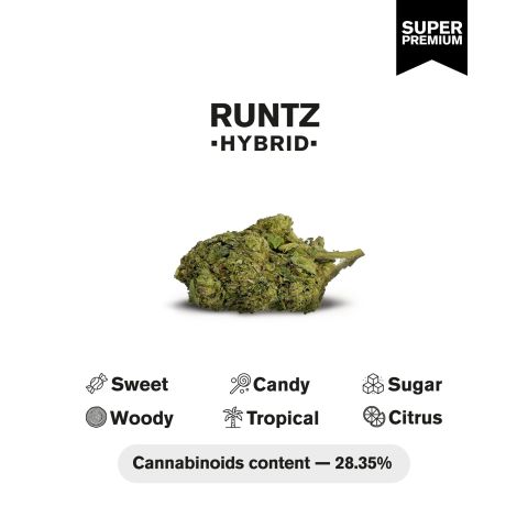 Runtz Flower - Hybrid - THCA - Thumbnail 4
