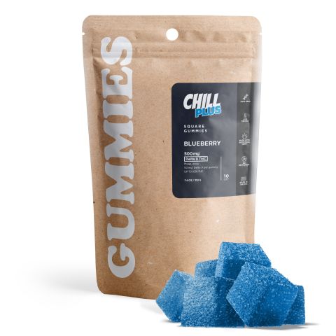 Delta 9 Gummies - 50mg - Blueberry - Chill Plus - Thumbnail 2