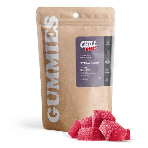 Delta 9 Gummies - 10mg - Strawberry - Chill Plus - Thumbnail 2