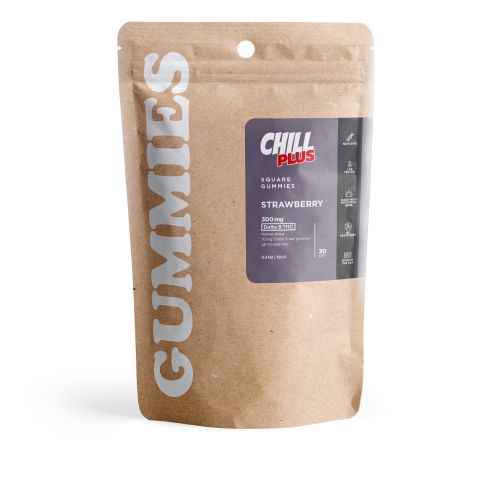 Delta 9 Gummies - 10mg - Strawberry - Chill Plus - Thumbnail 3