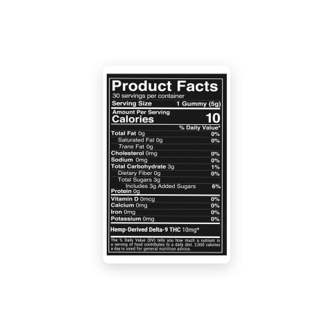 Delta 9 Gummies - 10mg - Strawberry - Chill Plus - Thumbnail 9