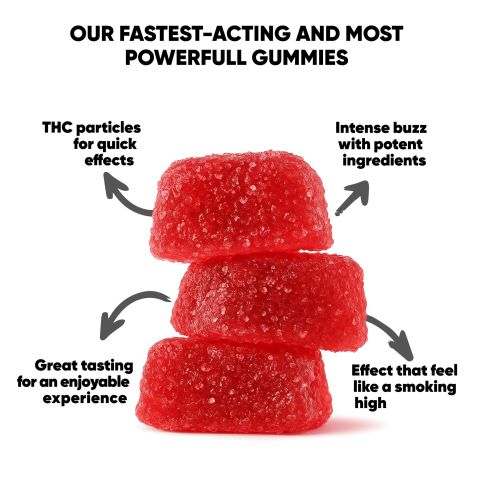 Delta 9 Gummies - 10mg - Strawberry - Chill Plus - Thumbnail 10