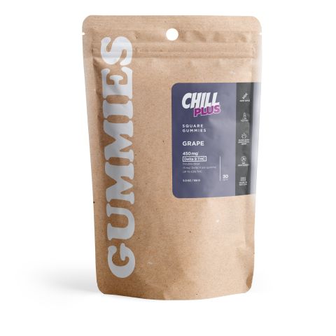 Delta 9 Gummies - 15mg - Grape - Chill Plus - Thumbnail 3