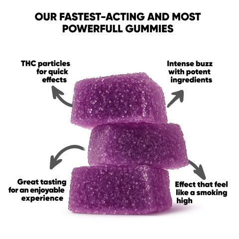 Delta 9 Gummies - 15mg - Grape - Chill Plus - Thumbnail 10