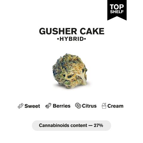 Gusher Cake Flower - Hybrid - THCA - Thumbnail 4