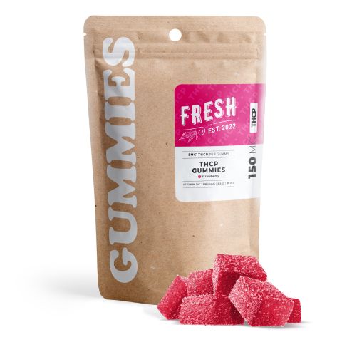 THCP Gummies - 5mg - Strawberry - Fresh - Thumbnail 2