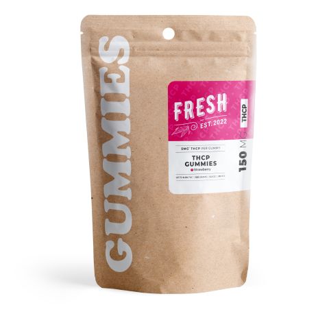THCP Gummies - 5mg - Strawberry - Fresh - Thumbnail 3