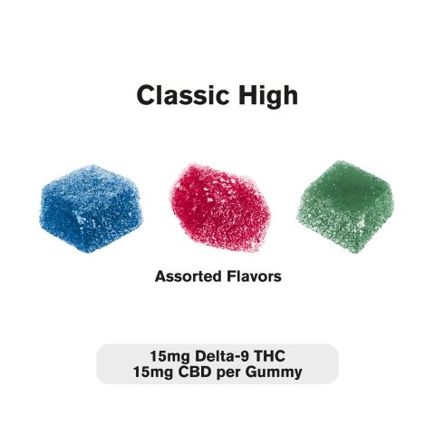 Classic High Gummies - D9 & CBD Isolate - 30mg - Assorted - D9 THC - Thumbnail 4