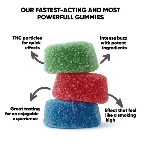 Classic High Gummies - D9 & CBD Isolate - 30mg - Assorted - D9 THC - Thumbnail 10
