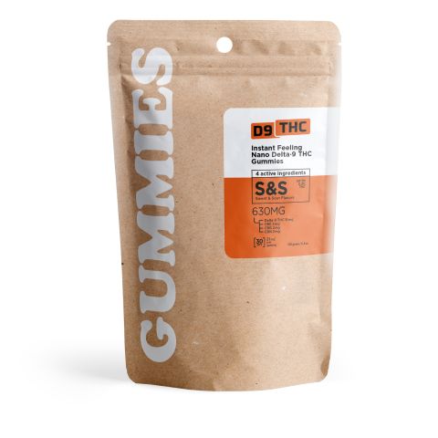 Instant Feeling Nano Gummies - D9, CBC, CBN, CBG Nano - 21mg - Sweet and Sour - D9 THC - Thumbnail 3