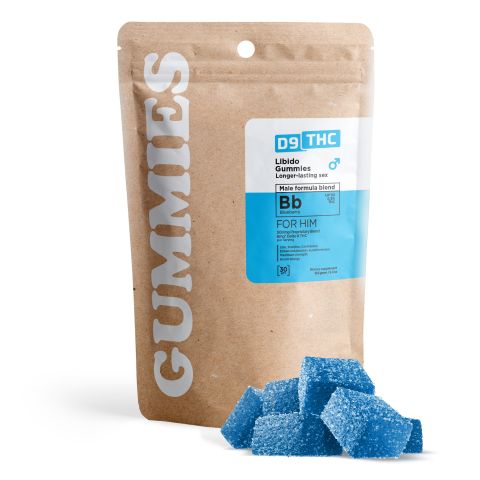 D9, Male Libido Blend Gummies - Blueberry - D9 THC - Thumbnail 2