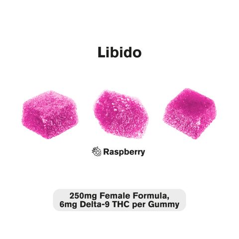 D9, Female Libido Blend Gummies - Raspberry - D9 THC - Thumbnail 4