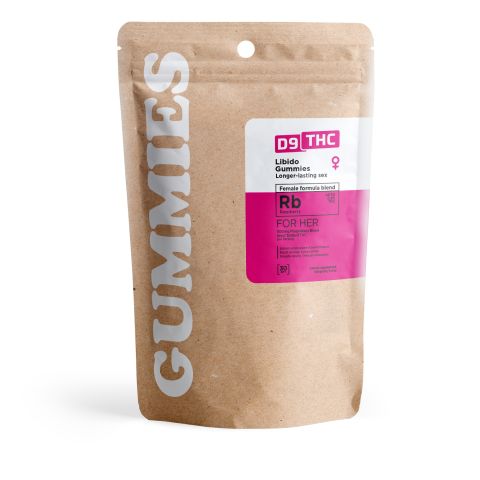 Female Libido Blend Gummies - Delta 9 - 6mg - Raspberry - D9 THC - Thumbnail 3