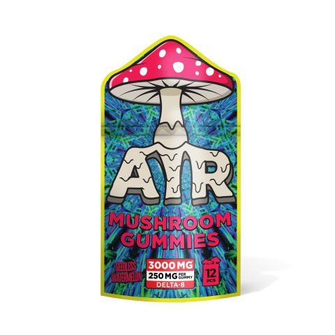 250mg D8 & Mushroom Blend Gummies - Seedless Watermelon - Air - Thumbnail 1
