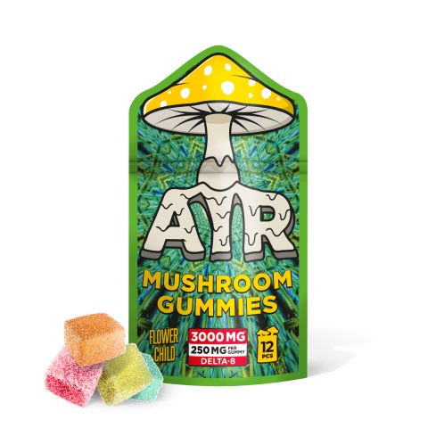 D8 & Mushroom Blend Gummies - 250mg - Flower Child - Air - Thumbnail 2