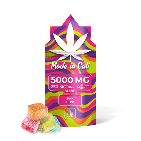 D8, THCP Gummies - 250mg - Pink Burst - Made in Cali - Thumbnail 2